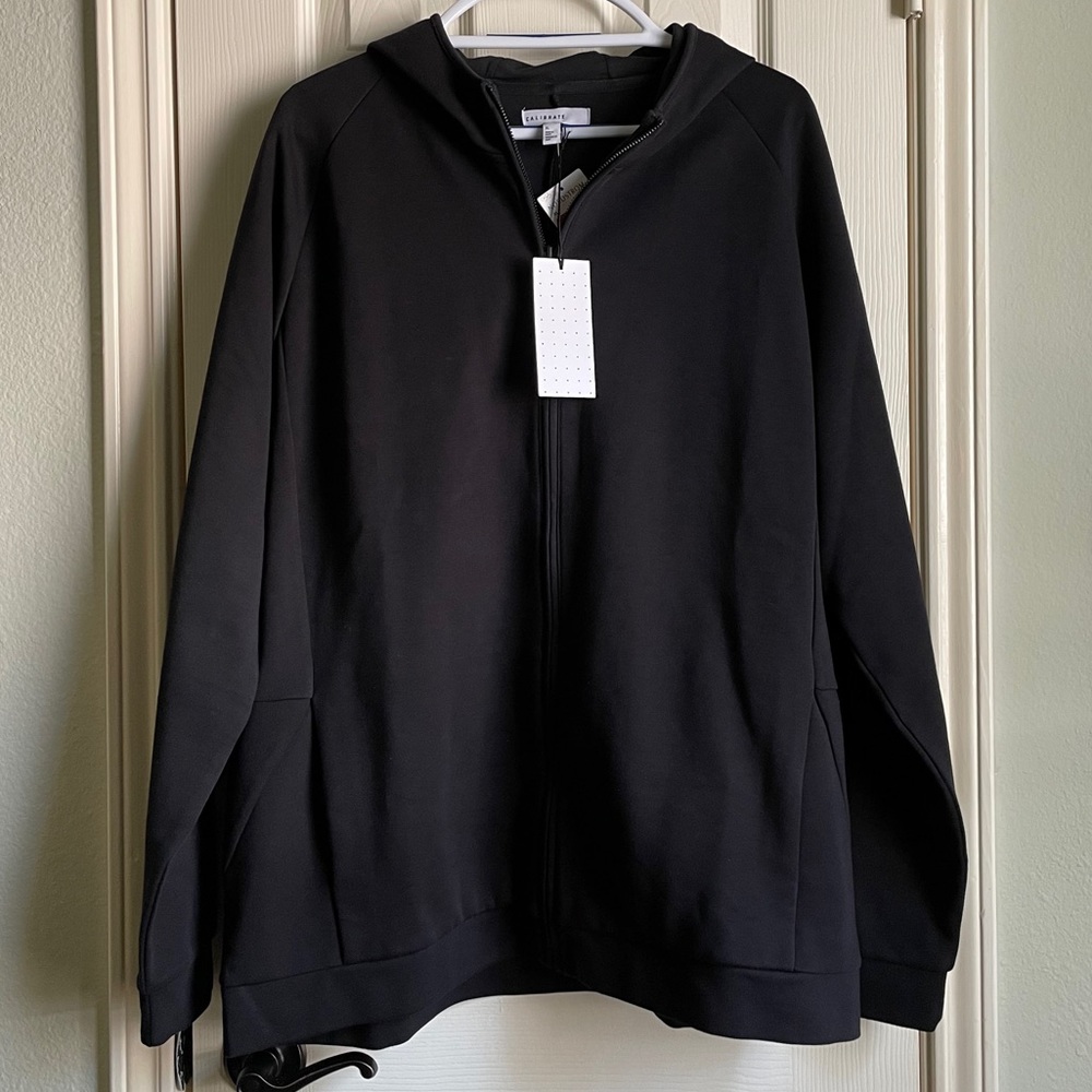 Calibrate Black Hooded Jacket